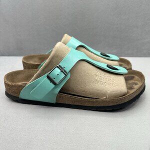 Birkenstock Gizeh Womens Size 9 (EU 40) Thong Sandals Emerald Birko-Flor
